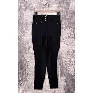 Holland Cooper Breeches 10 Womens Premium Full Seat Rhinestone Equestrian